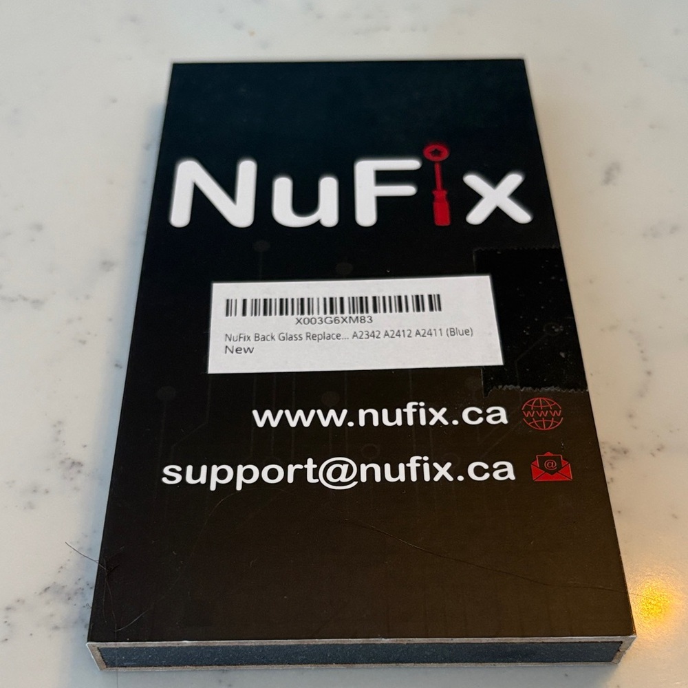 NuFix Black Back Glass Replacement